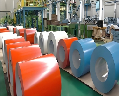 Środkowo twarde PPGI galwanizowane stali kolorowo powlekane cewki do produkcji rur z Shandong