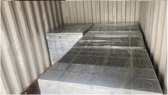 Galwanizowana konstrukcja stalowa okop pokrywa podłogowa siatka odwadniania grill 50 mm krzyżówka bar pitch