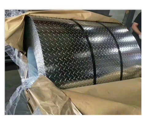 ISO9001 Certyfikat DX51D Galwanizowana płytka stalowa wzoru 5,75 * 1250mm Z41-Z60 powłoka